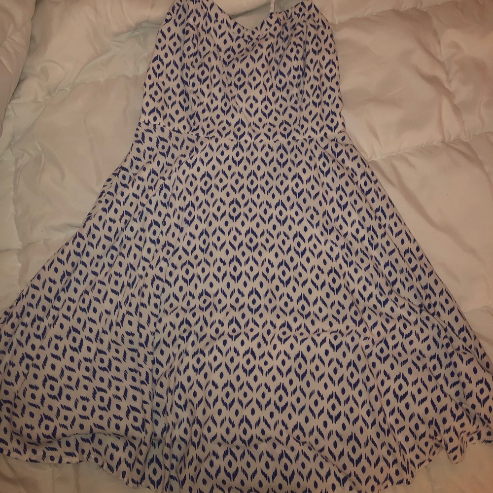 Blue and White short summer dress